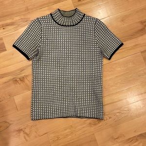 Sfera Short sleeve turtleneck sweater